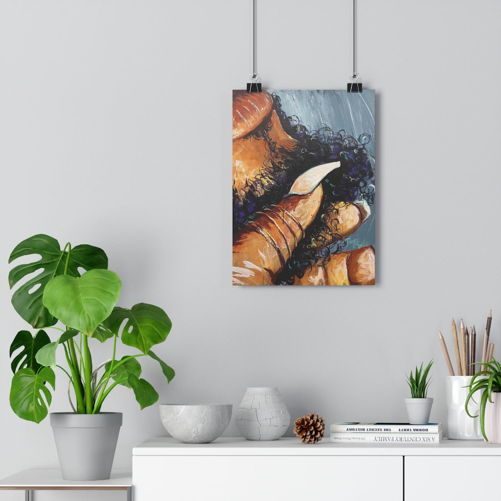 Naturally Black Love X Giclée Art Print