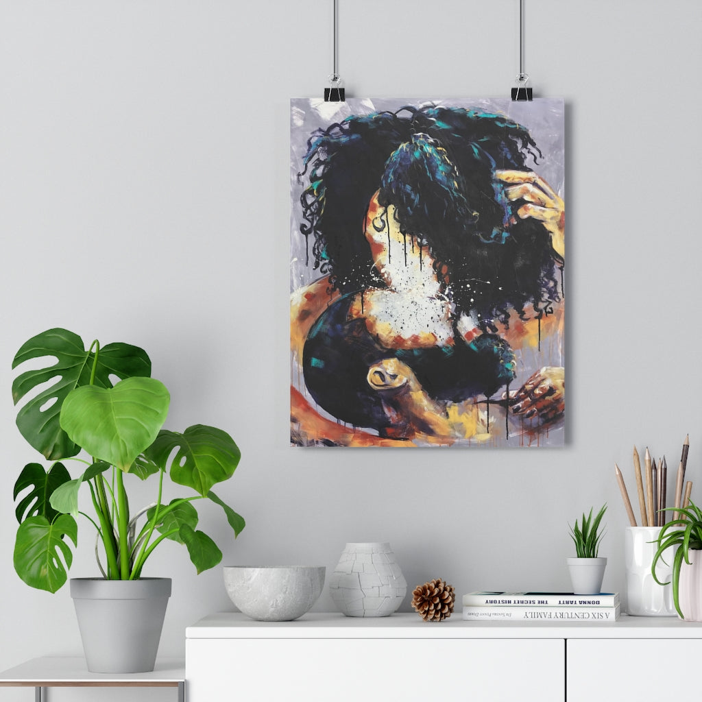 Naturally Black Love II Giclée Art Print