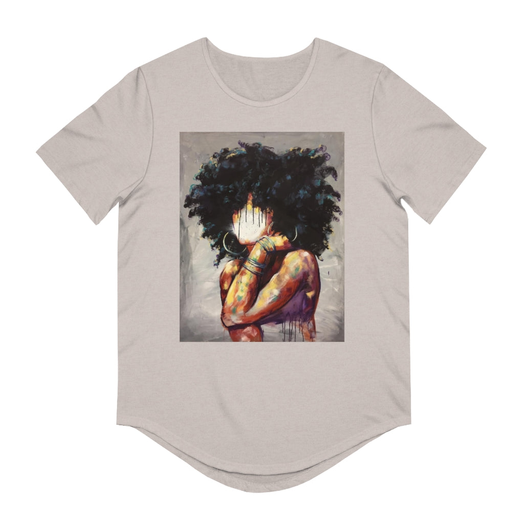 Naturally II Men's Jersey Curved Hem Tee