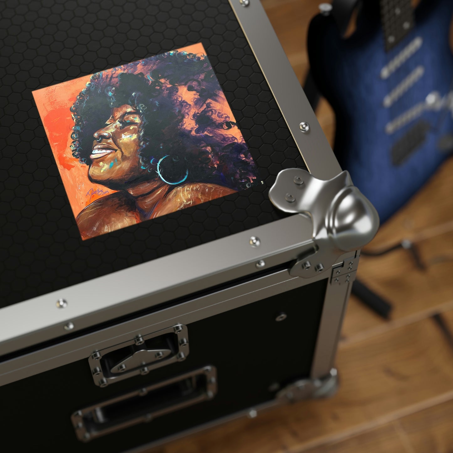 Naturally Stephanie Square Stickers, Indoor\Outdoor