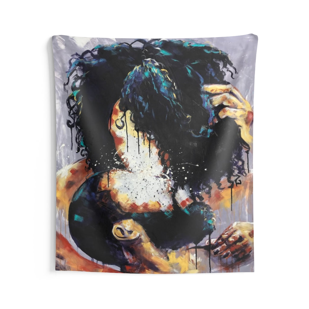 Naturally Black Love II Indoor Wall Tapestries
