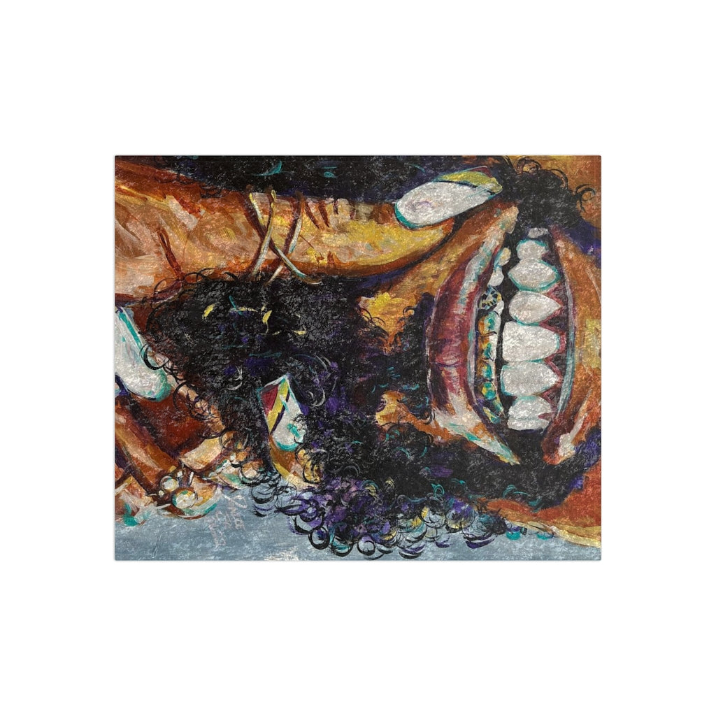 Naturally Black Love XI Crushed Velvet Blanket