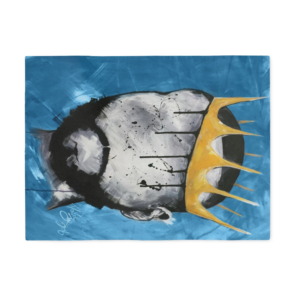 Naturally King BLUE Sweatshirt Blanket