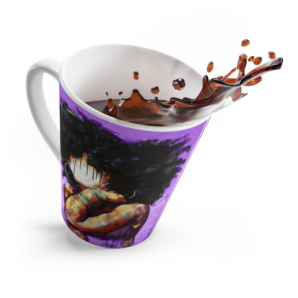 Naturally II PURPLE Latte Mug
