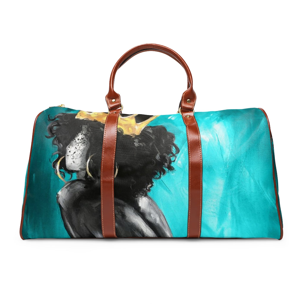 Naturally Queen VIII TEAL Travel Bag