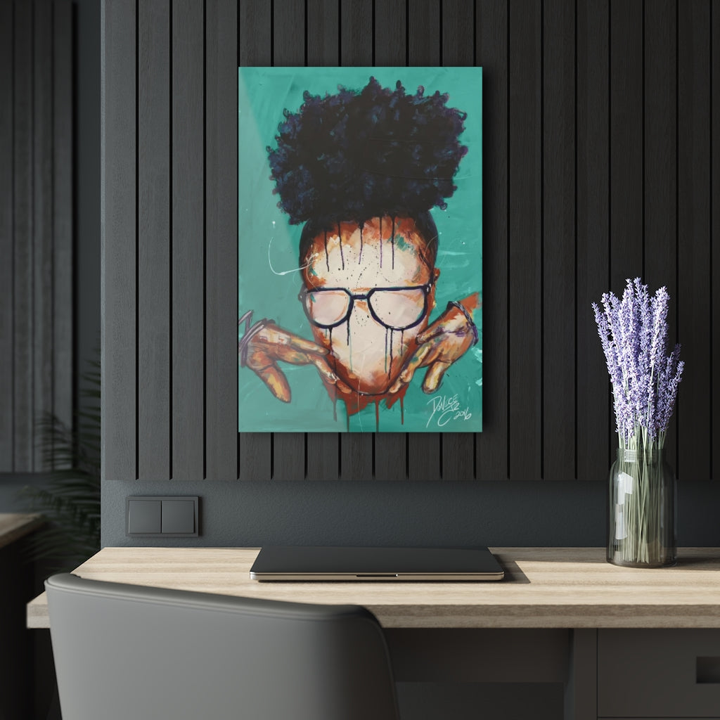 Naturally VIII TEAL Acrylic Prints (French Cleat Hanging)