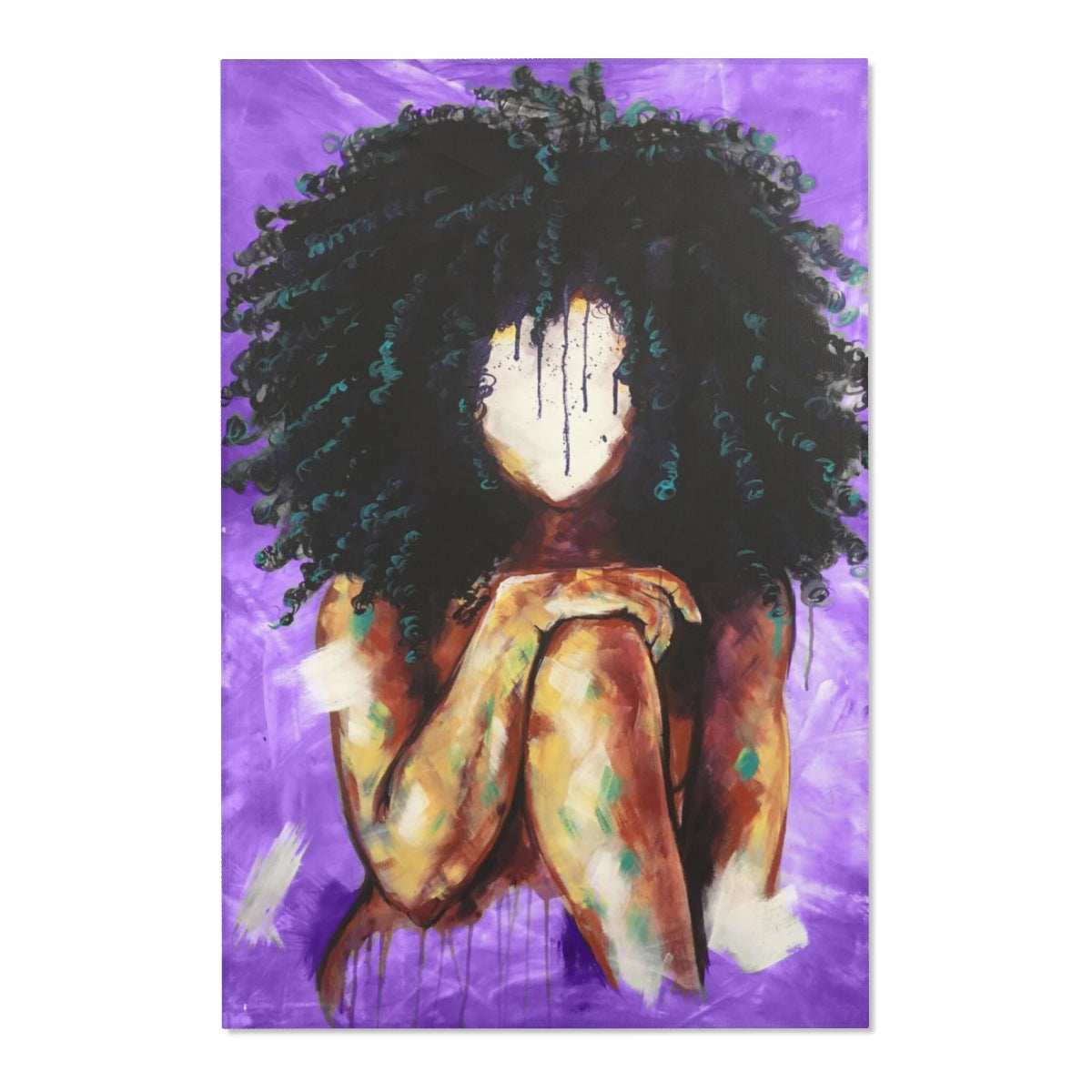 Naturally I PURPLE Area Rugs
