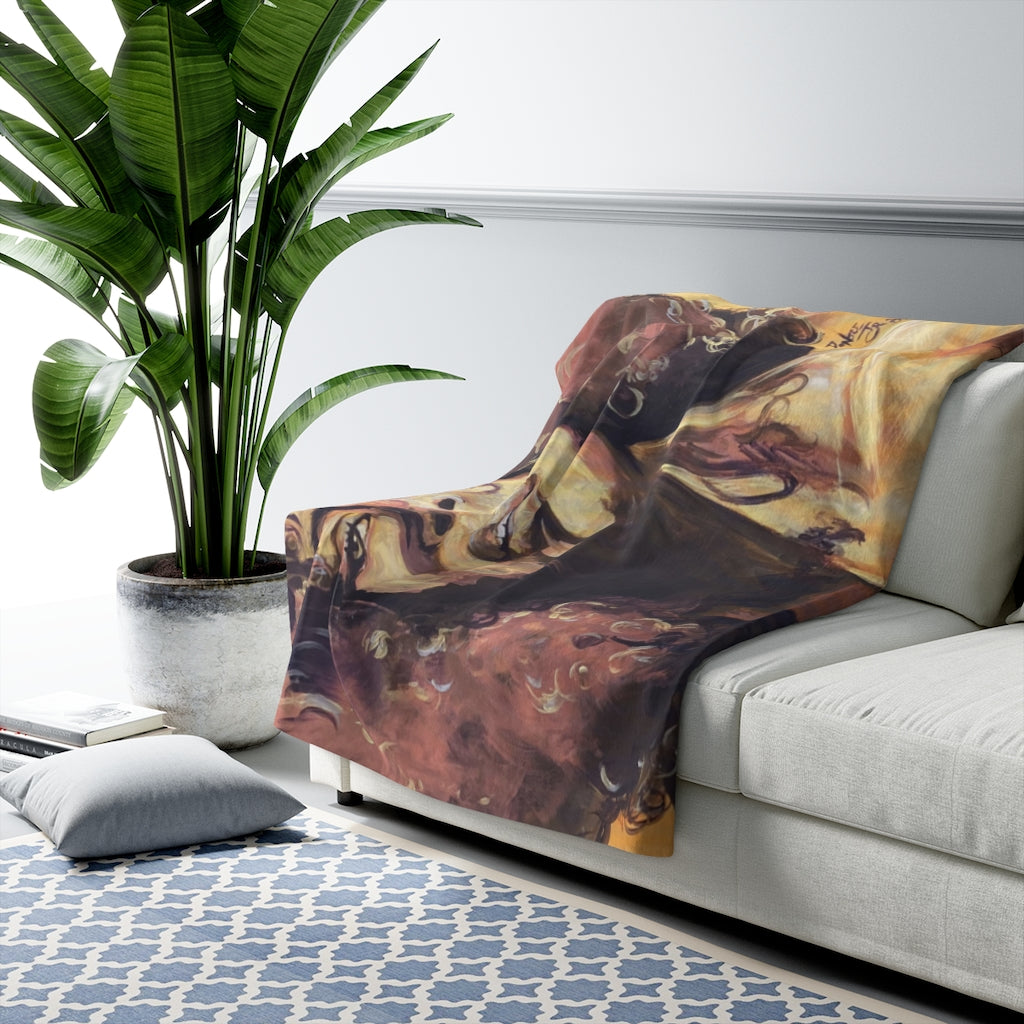 Naturally Nude IV Sherpa Fleece Blanket