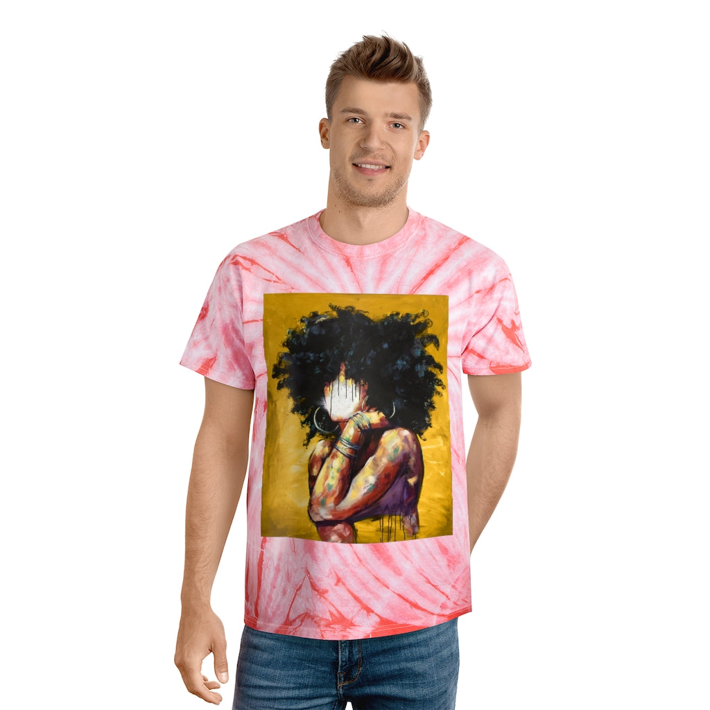 Naturally II GOLD Tie-Dye Tee, Cyclone