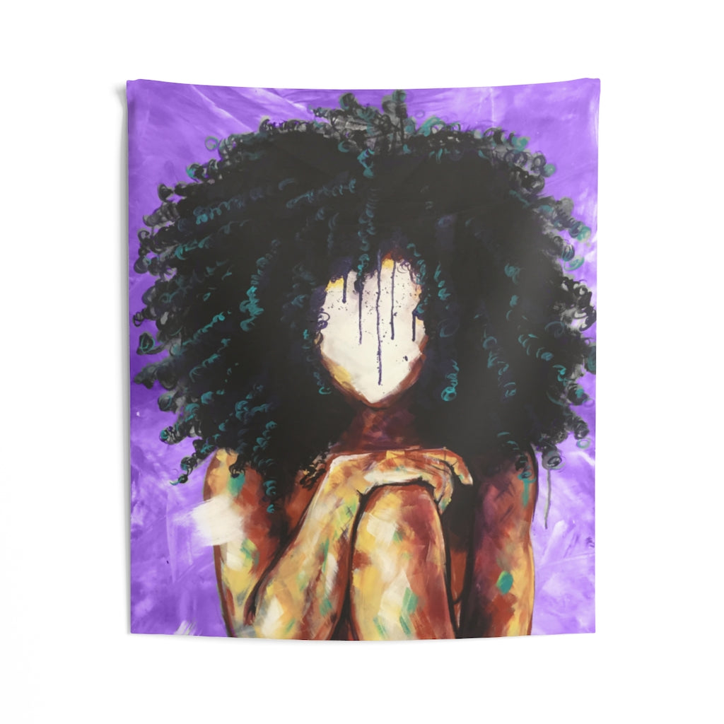 Naturally I PURPLE Indoor Wall Tapestries