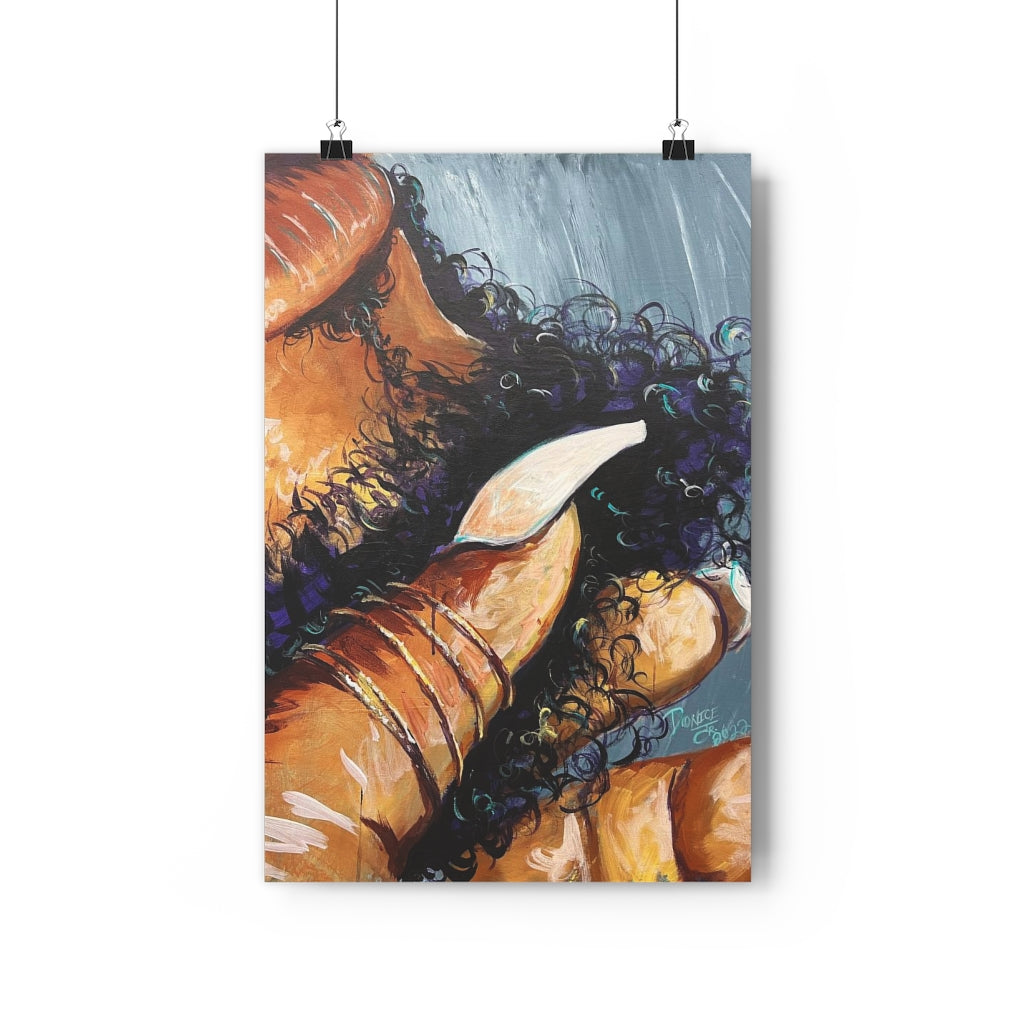 Naturally Black Love X Giclée Art Print