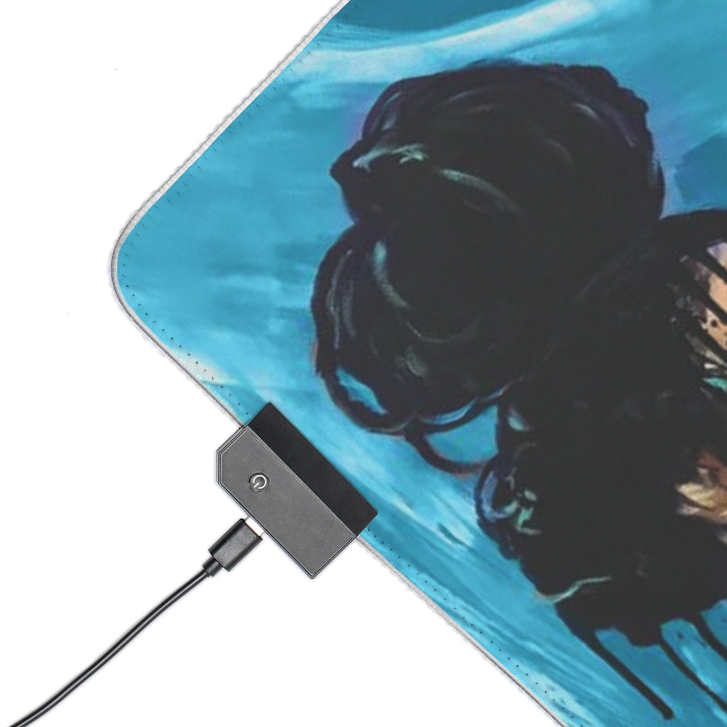 Naturally XLIV BLUE LED Gaming Mouse Pad