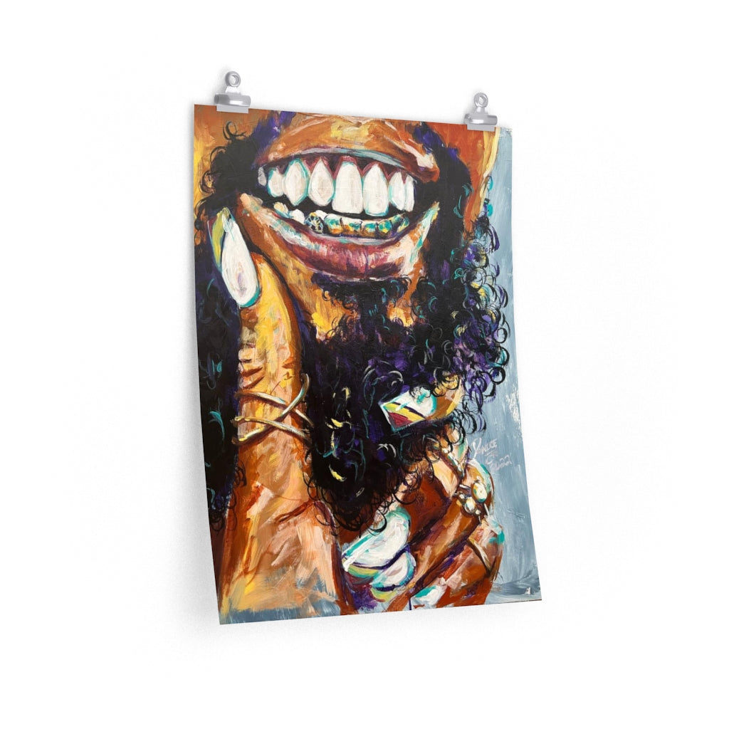 Naturally Black Love XI Premium Matte vertical posters