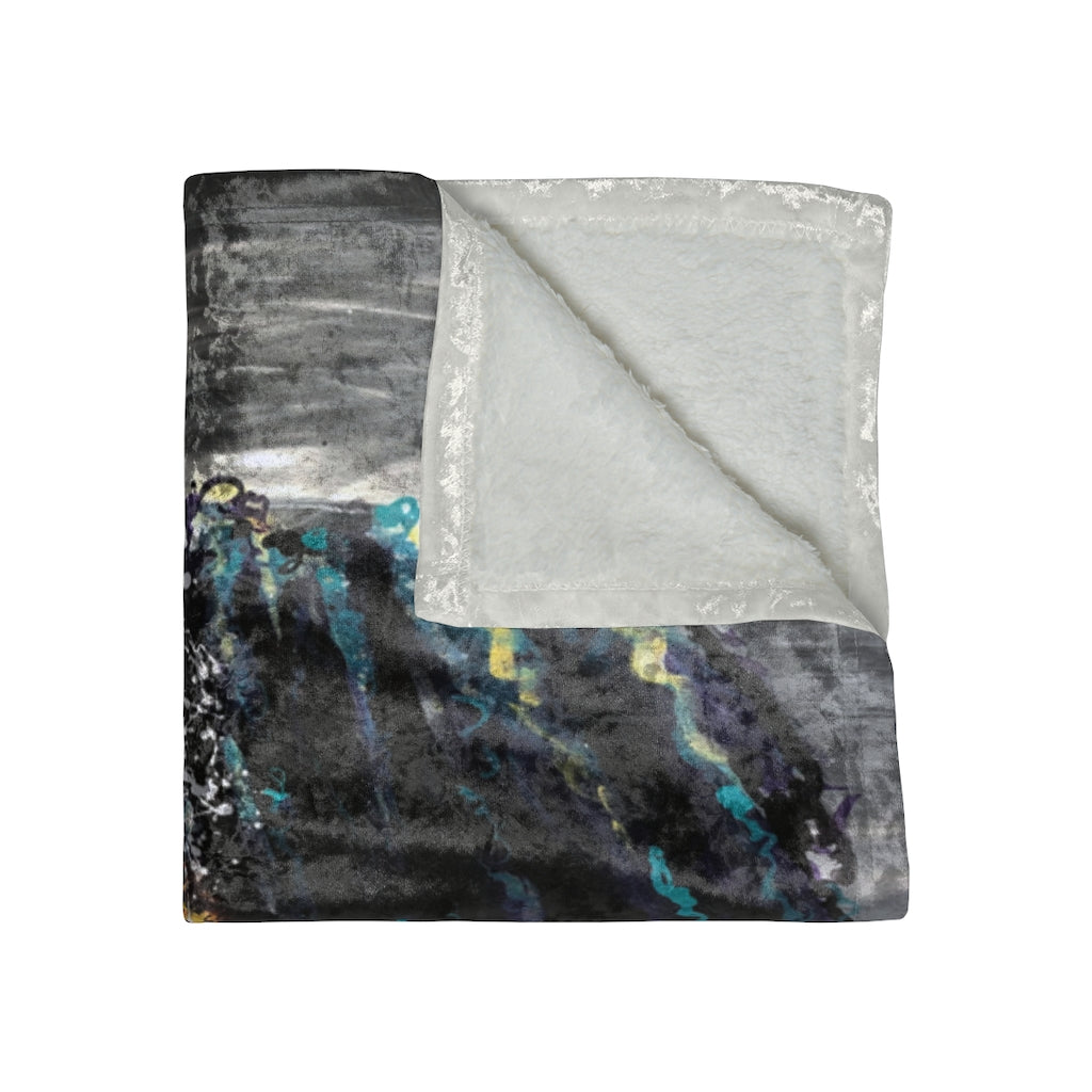 Naturally Dani Crushed Velvet Blanket