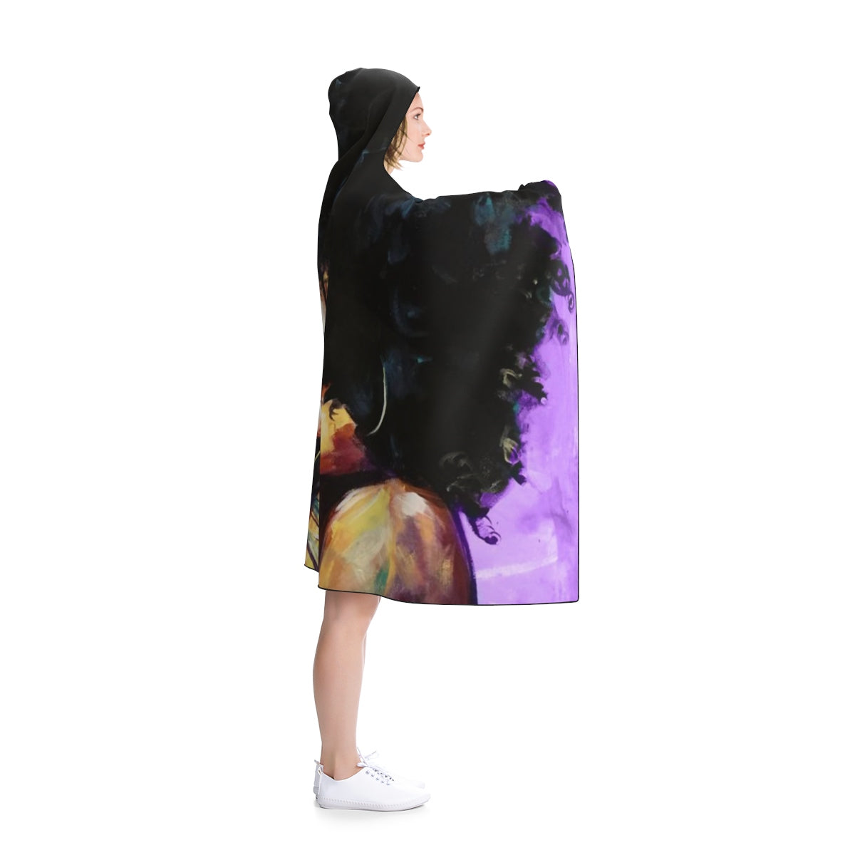 Naturally II PURPLE Hooded Blanket