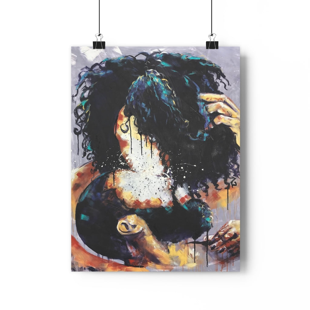 Naturally Black Love II Giclée Art Print