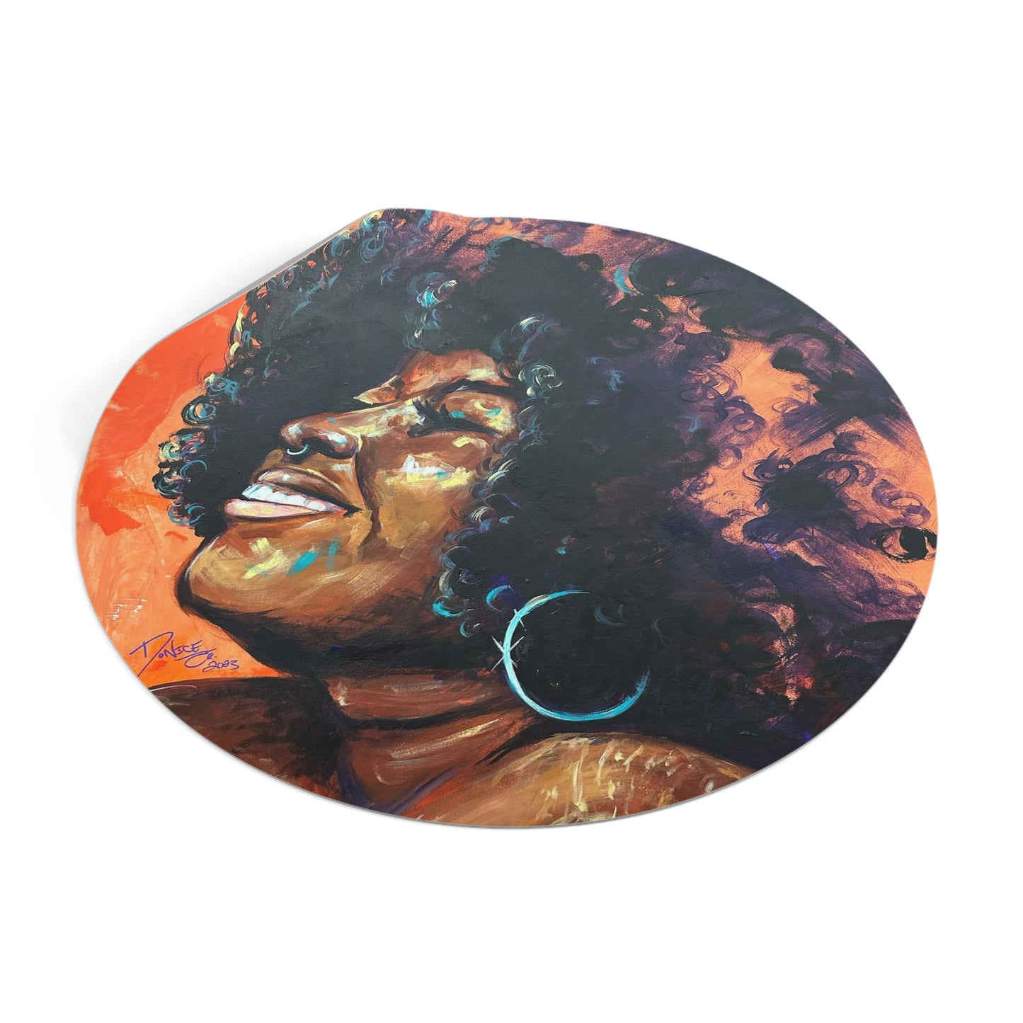Naturally Stephanie Round Vinyl Stickers