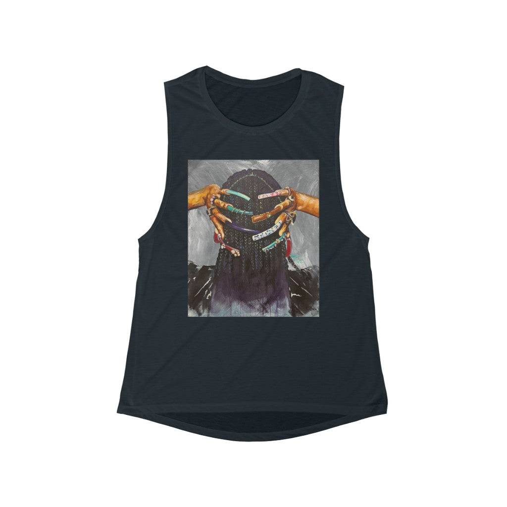 Naturally The Culture I Women's Flowy Scoop Muscle Tank