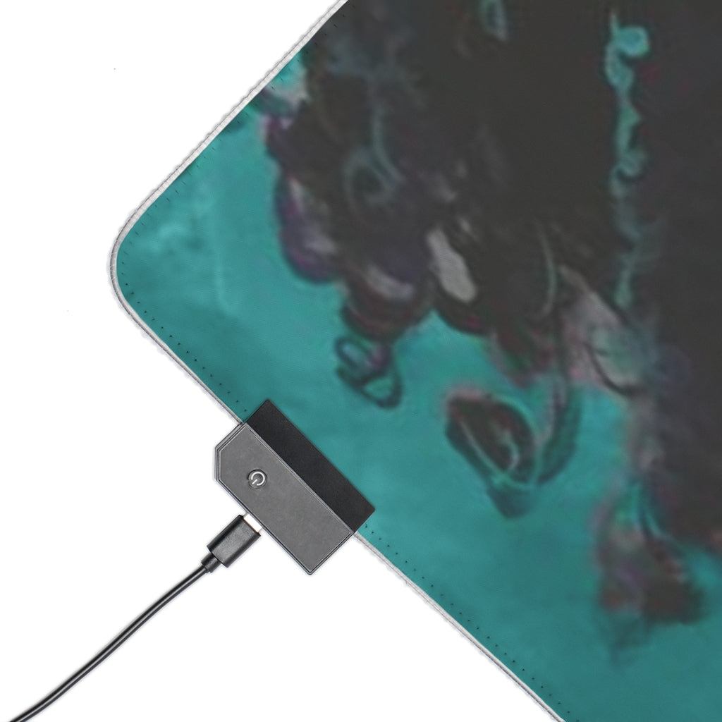 Naturally I TEAL LED Gaming Mouse Pad