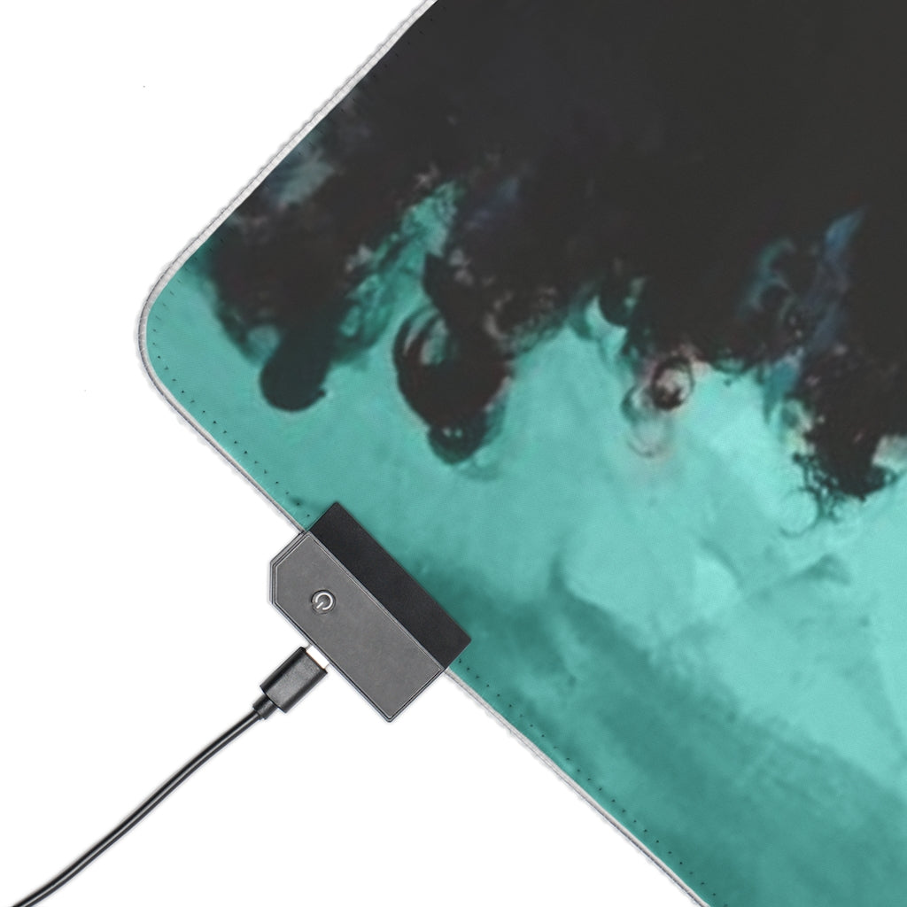 Naturally II TEAL LED Gaming Mouse Pad