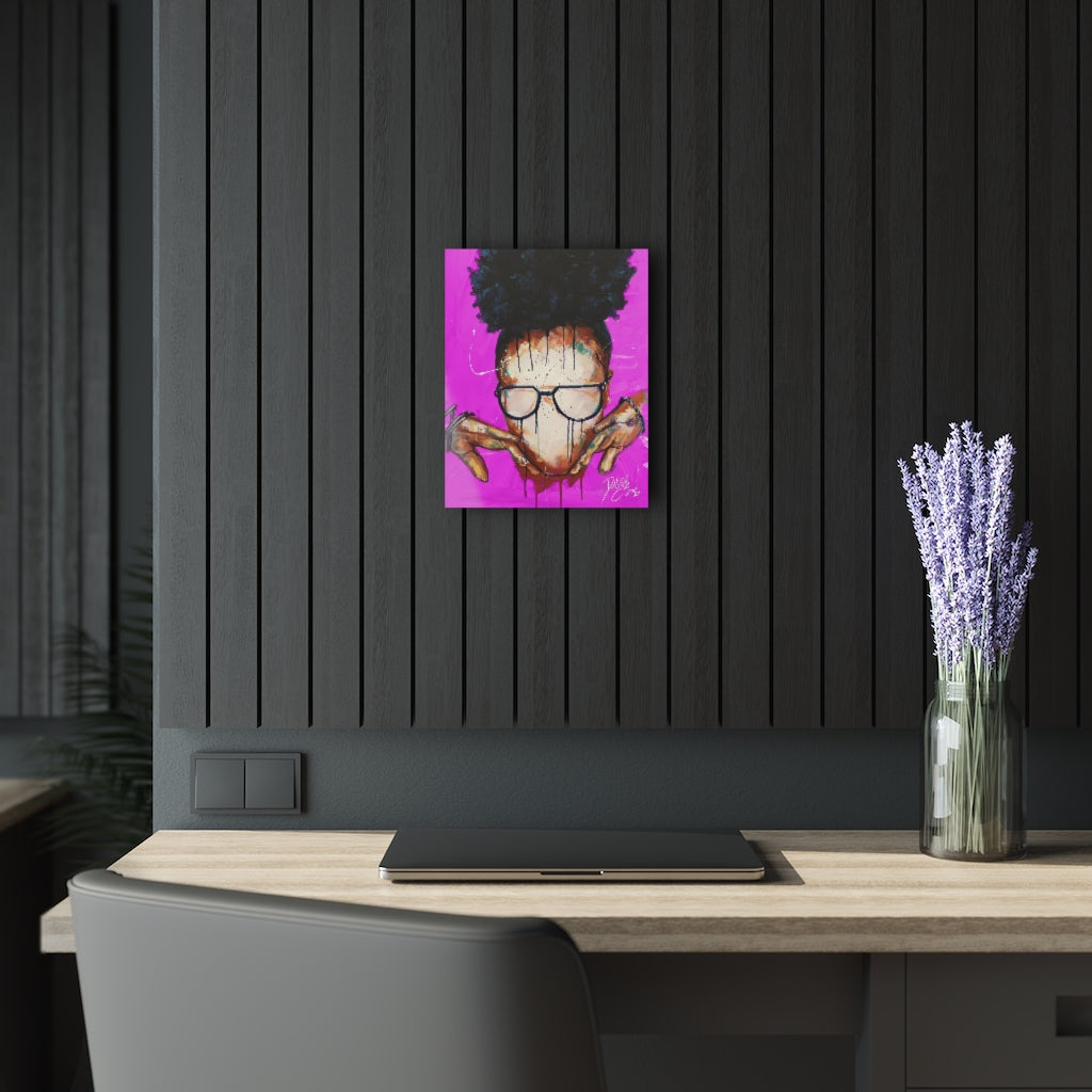 Naturally VIII PINK Acrylic Prints (French Cleat Hanging)