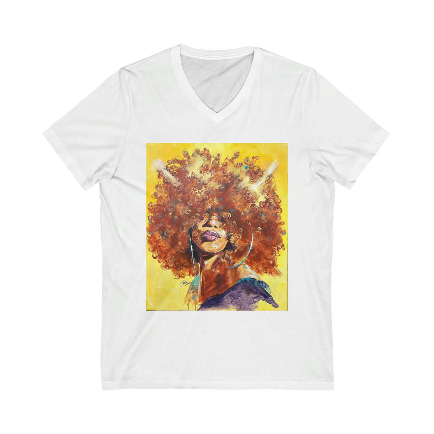 Naturally Karina Unisex Jersey Short Sleeve V-Neck Tee