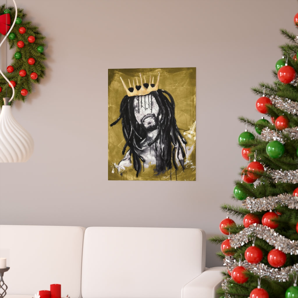 Naturally King II GOLD Premium Matte vertical posters