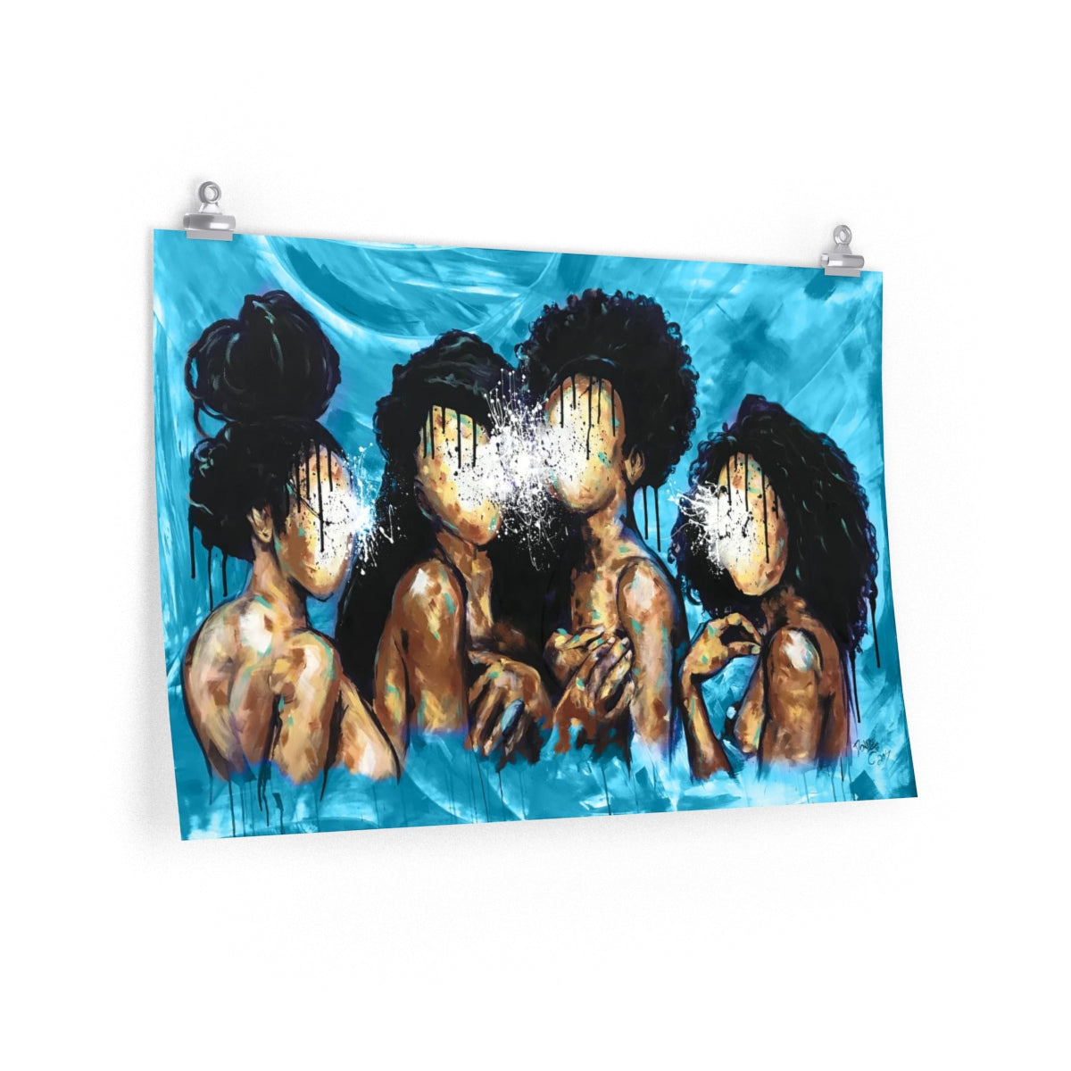 Naturally XLIV BLUE Premium Matte horizontal posters