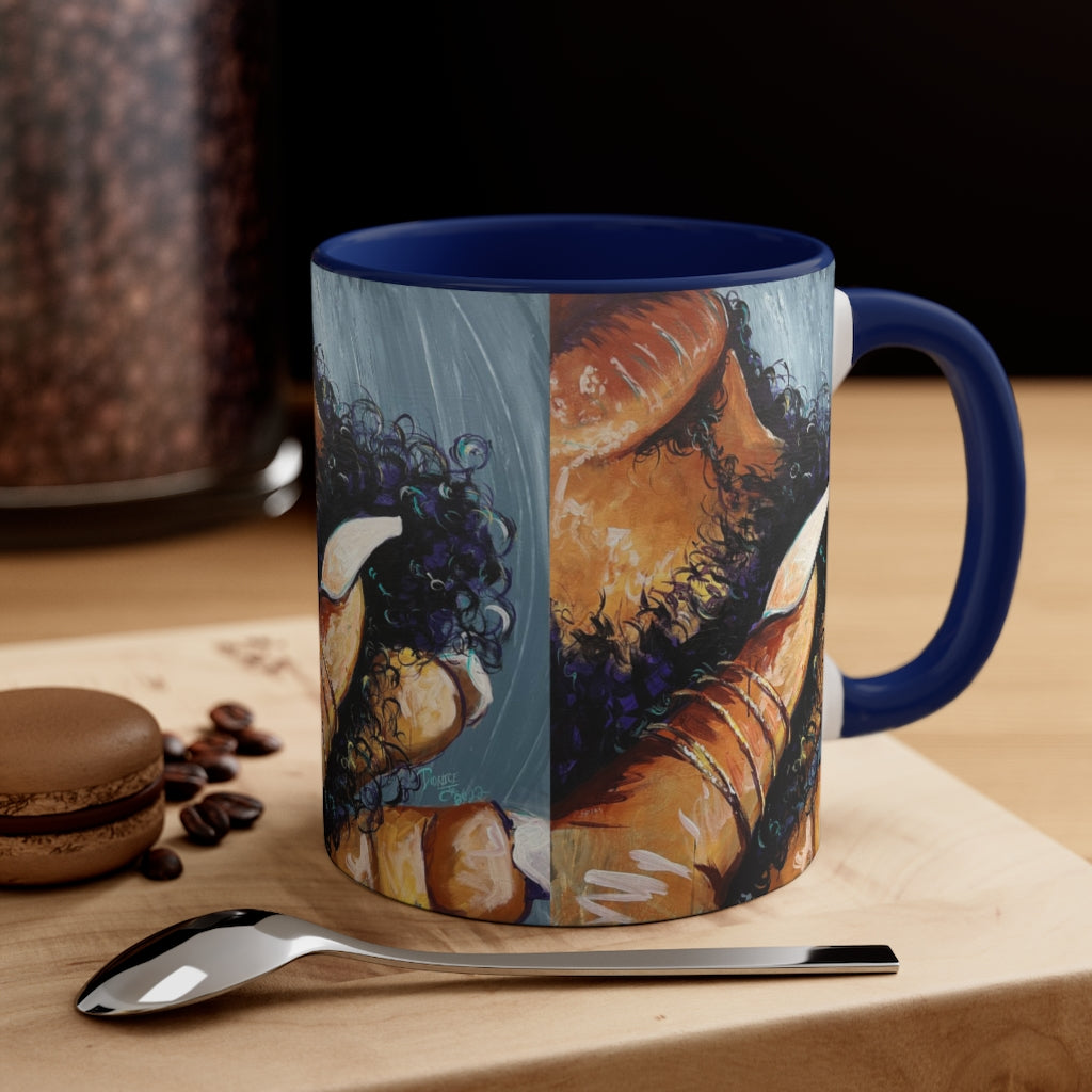 Naturally Black Love X Accent Coffee Mug, 11oz