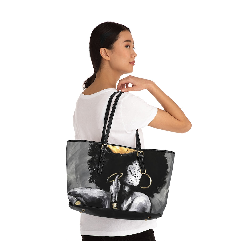 Naturally Queen VI Leather Shoulder Bag