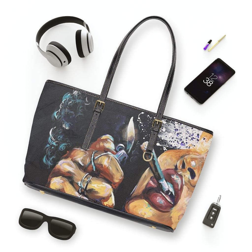 Naturally Dope III Leather Shoulder Bag