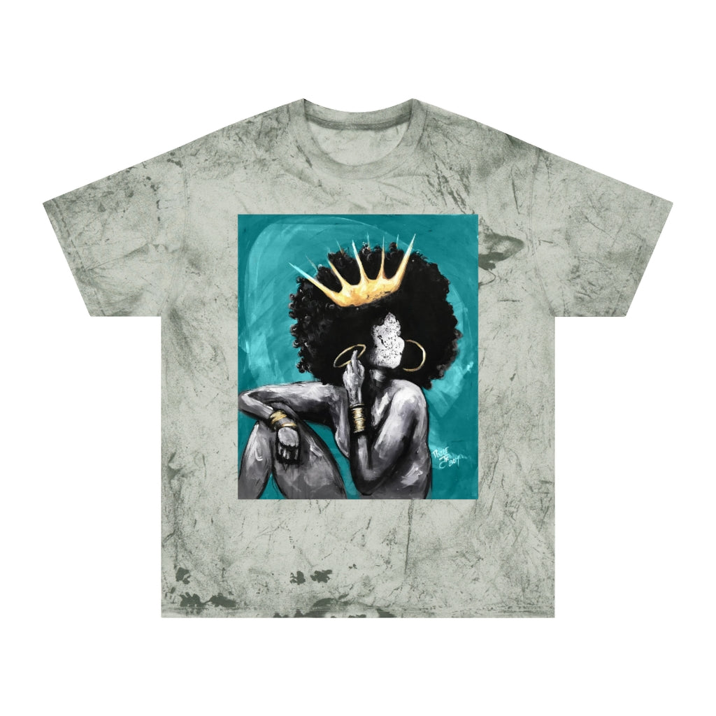 Naturally Queen VI Teal Unisex Color Blast T-Shirt
