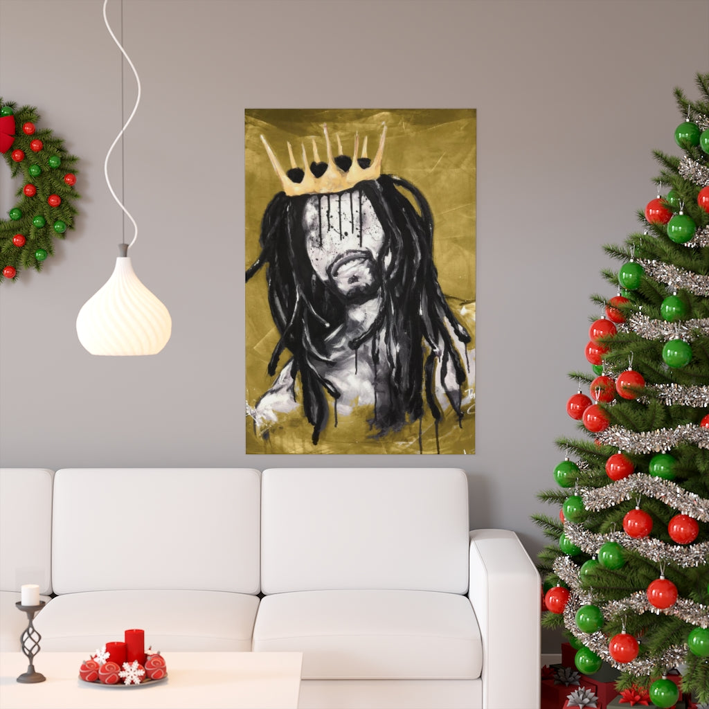 Naturally King II GOLD Premium Matte vertical posters