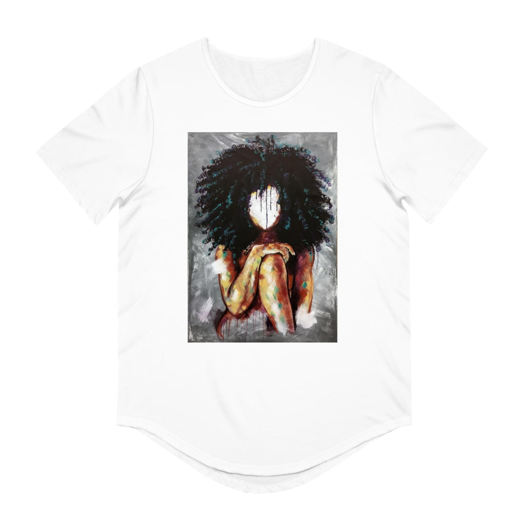 Naturally I Men's Jersey Curved Hem Tee