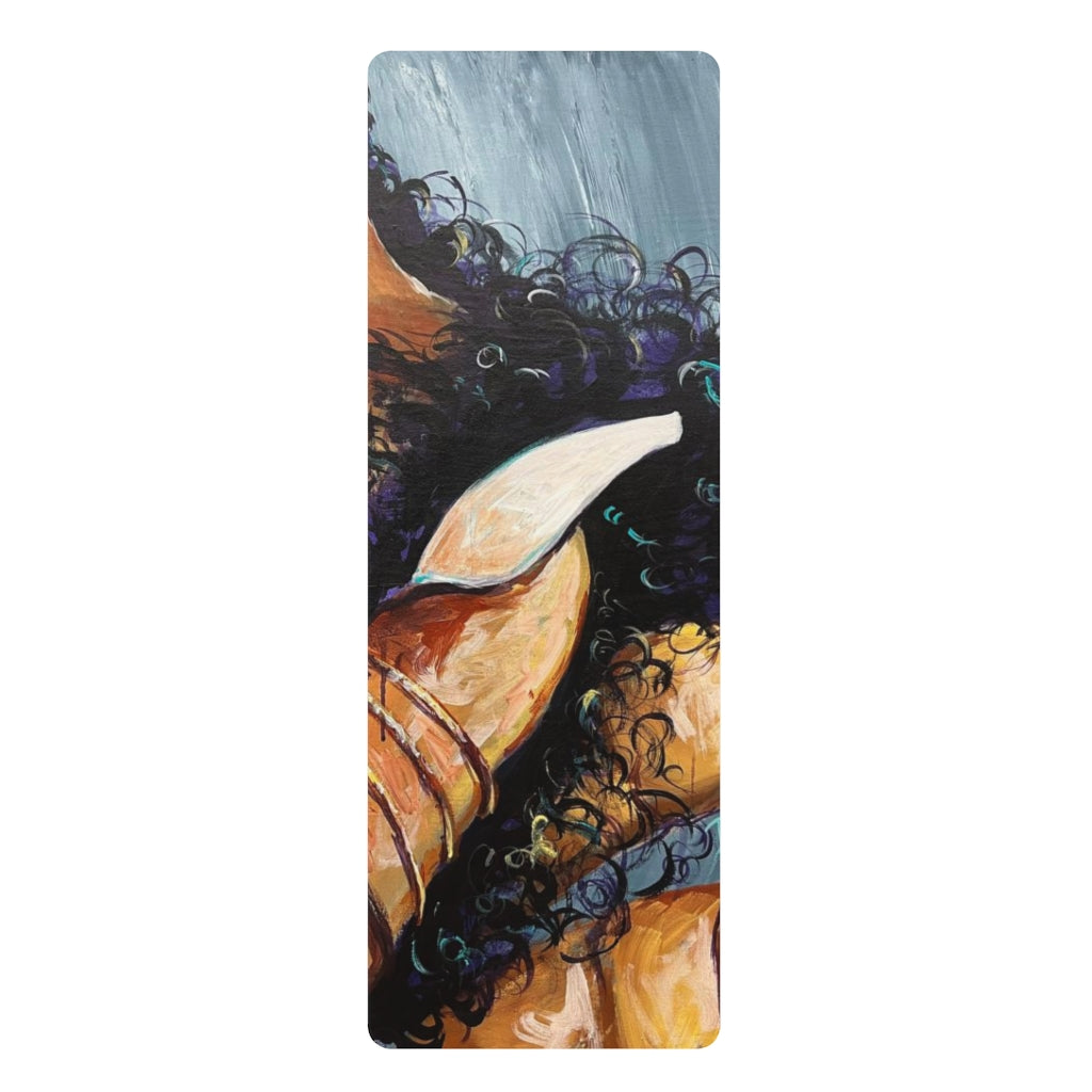 Naturally Black Love X Rubber Yoga Mat