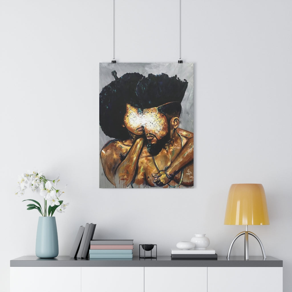 Naturally Black Love VI Giclée Art Print