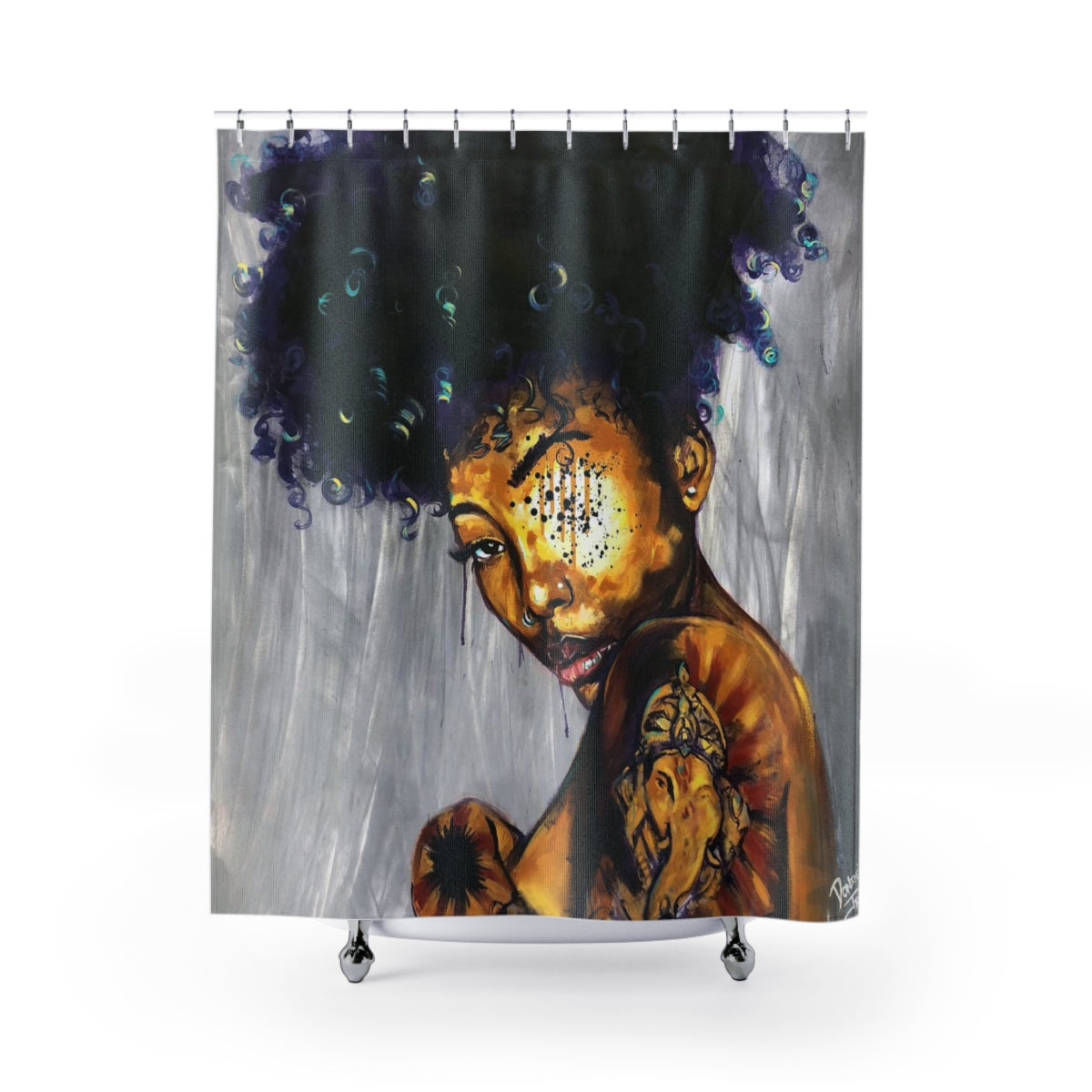 Naturally Poetree Shower Curtains