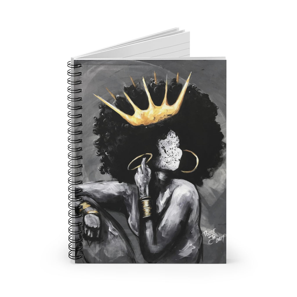Naturally Queen VI Spiral Notebook - Ruled Line
