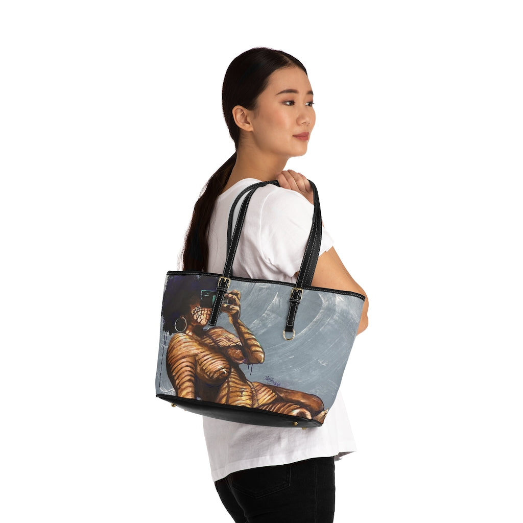 Naturally Nude I Leather Shoulder Bag