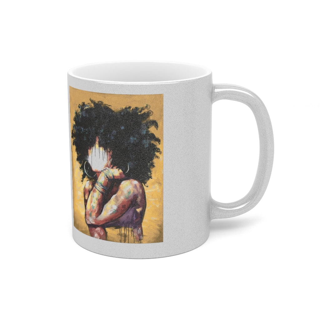 Naturally II GOLD Metallic Mug (Silver / Gold)