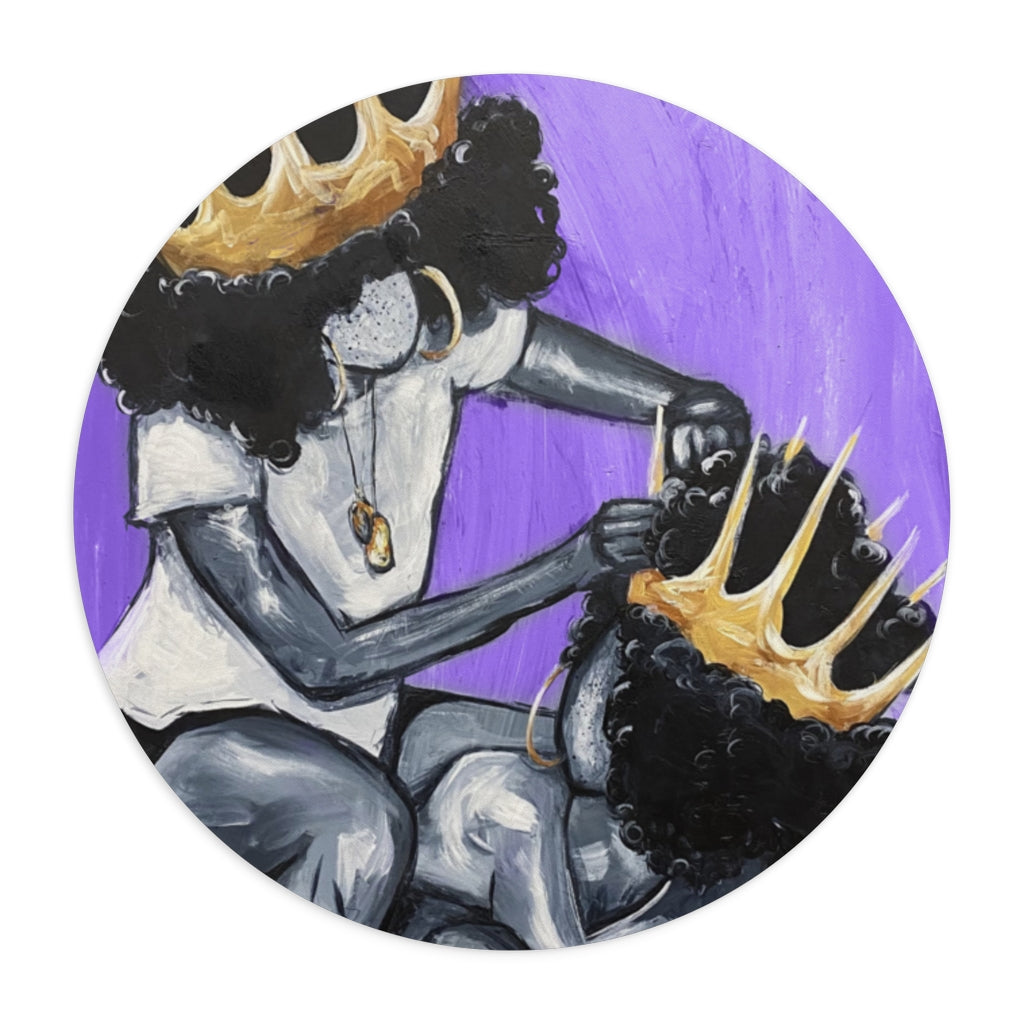 Naturally Queens I Purple Mousepad