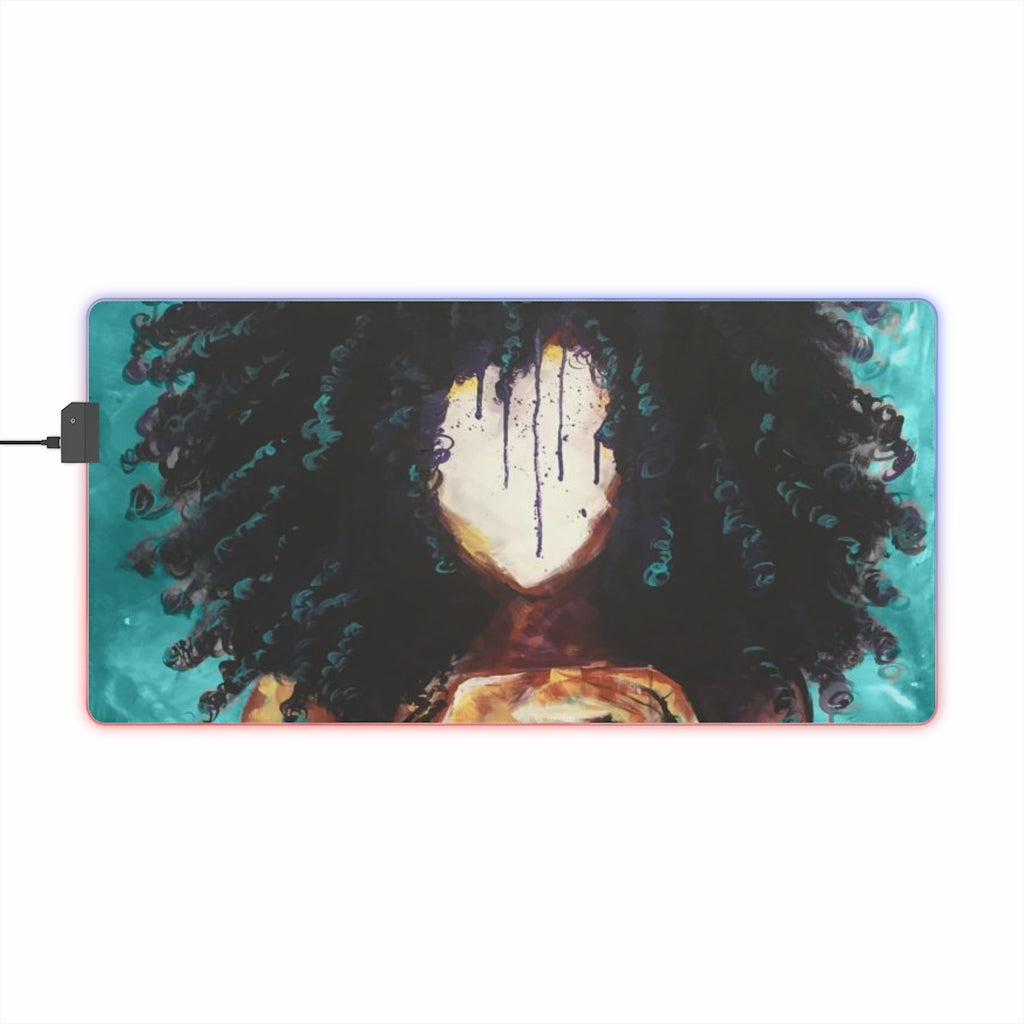 Naturally I TEAL LED Gaming Mouse Pad