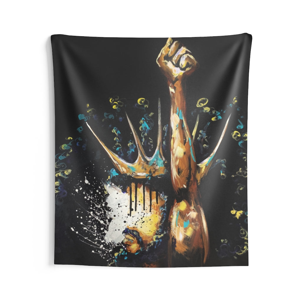 Naturally King Badu Indoor Wall Tapestries