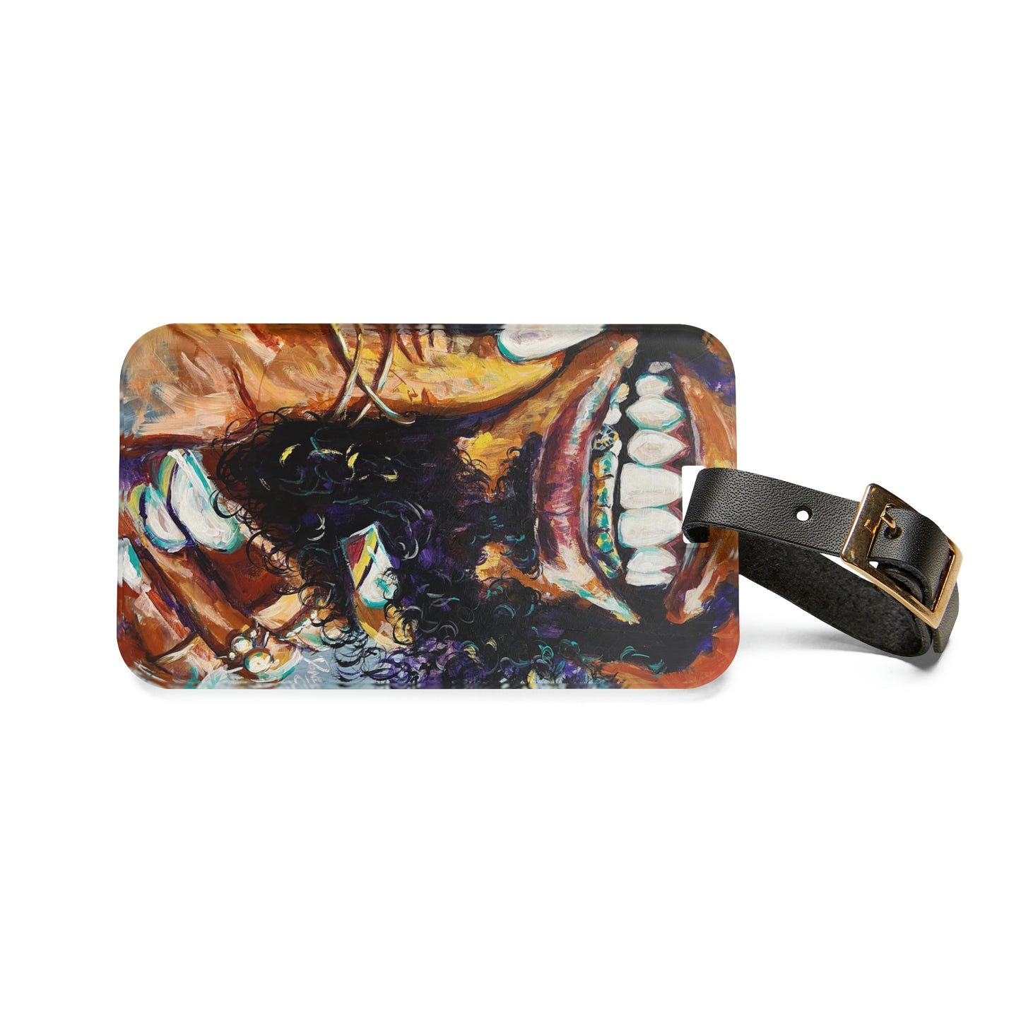 Naturally Black Love XI Luggage Tag