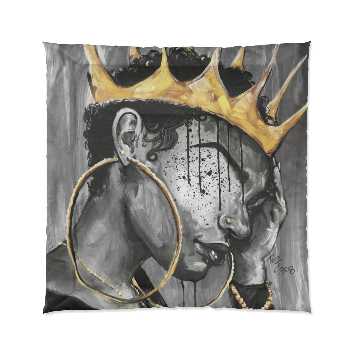 Naturally Queen X Comforter