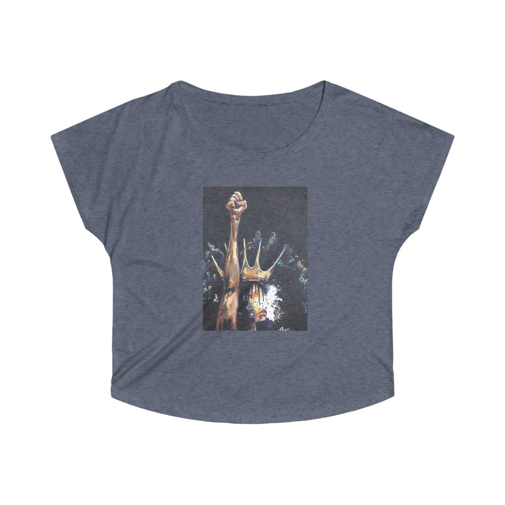 Naturally Queen Badu Women's Tri-Blend Dolman