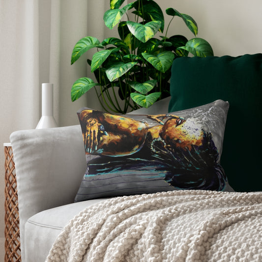 Naturally LVIII Spun Polyester Lumbar Pillow