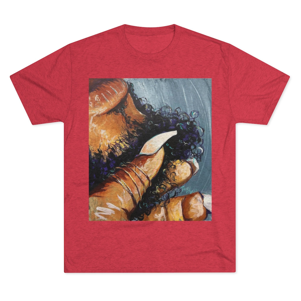 Naturally Black Love X Unisex Tri-Blend Crew Tee