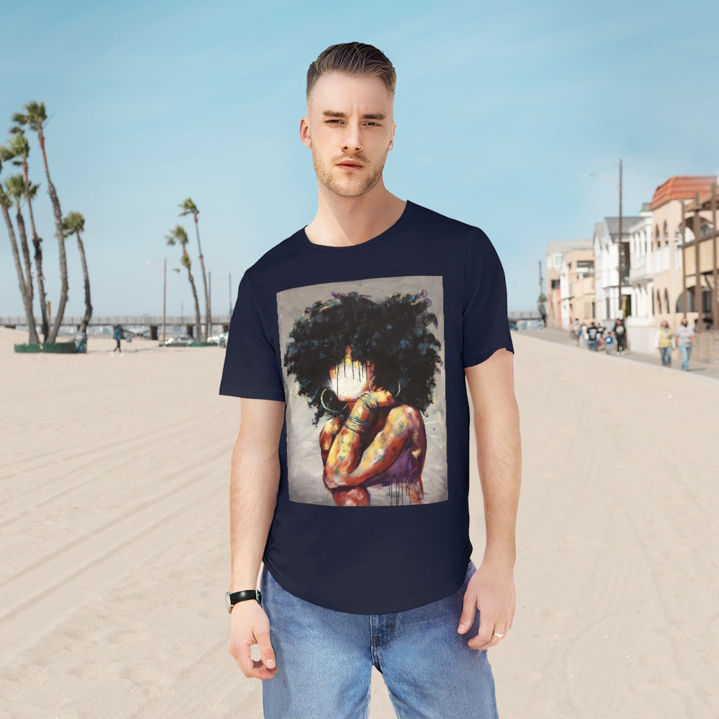 Naturally II Men's Jersey Curved Hem Tee