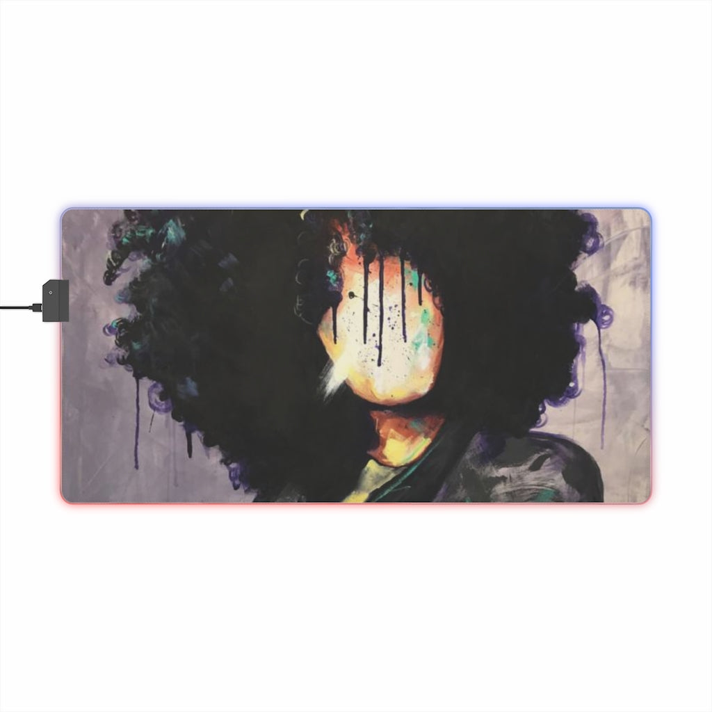 Naturally David LED Gaming Mouse Pad